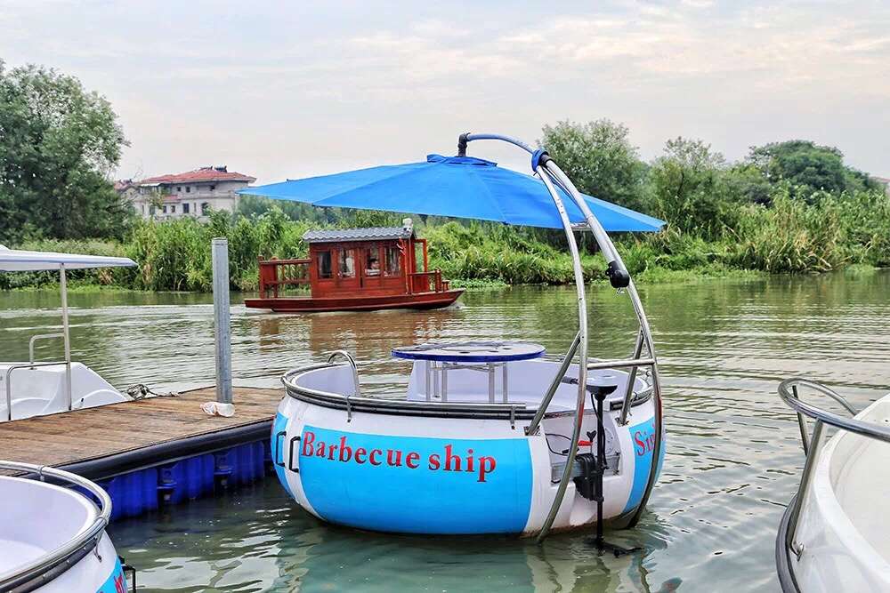 燒烤船，麻將船，BBQ